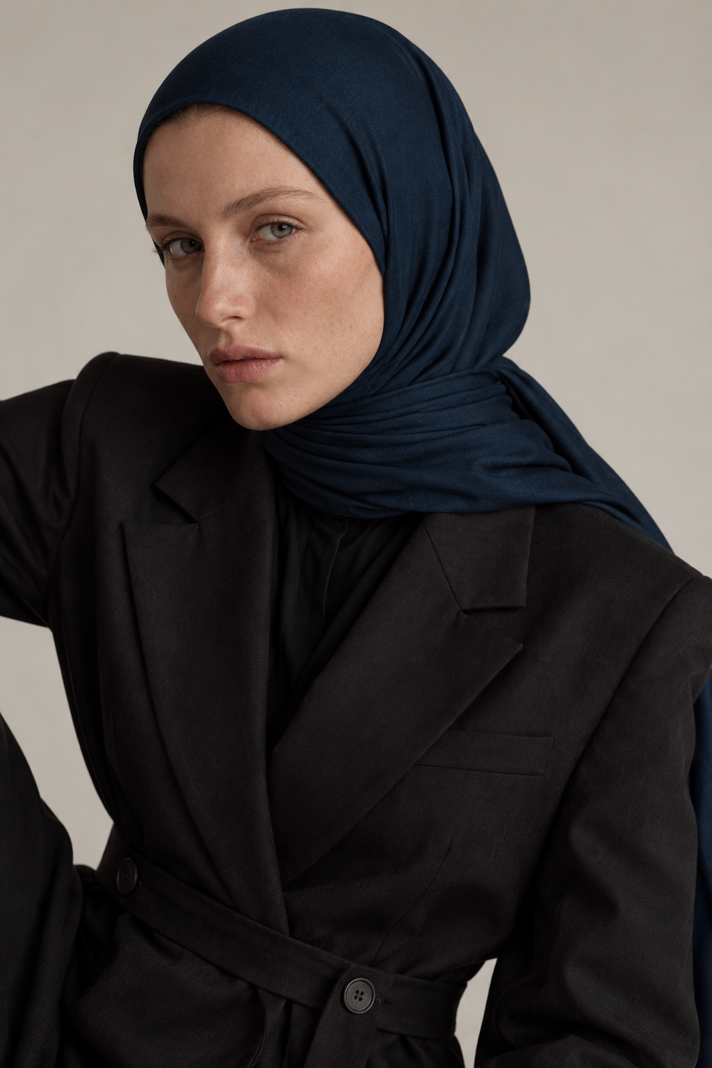 SANSIE Bamboo Jersey Midnight Navy