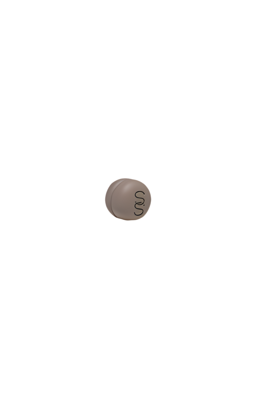 Monogram Taupe Stay Up Pin