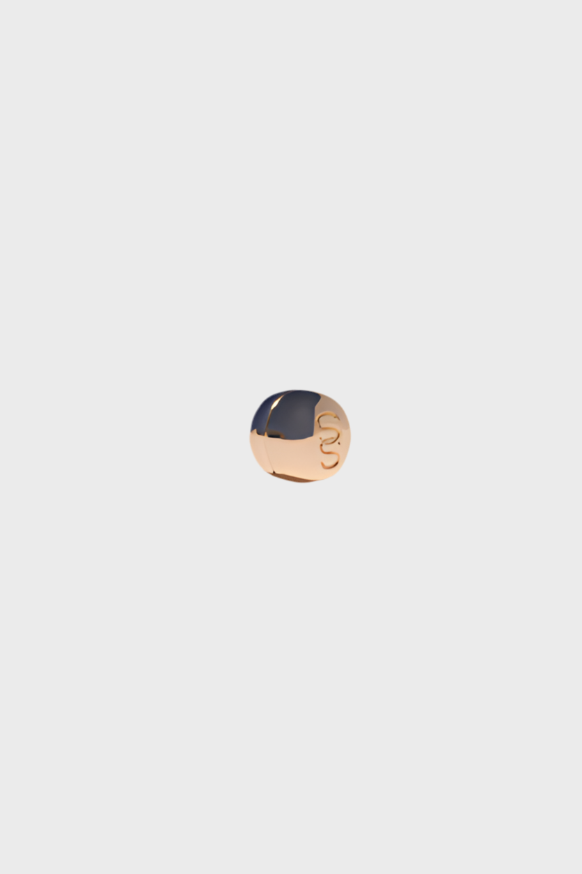 Monogram Gold Stay Up Pin