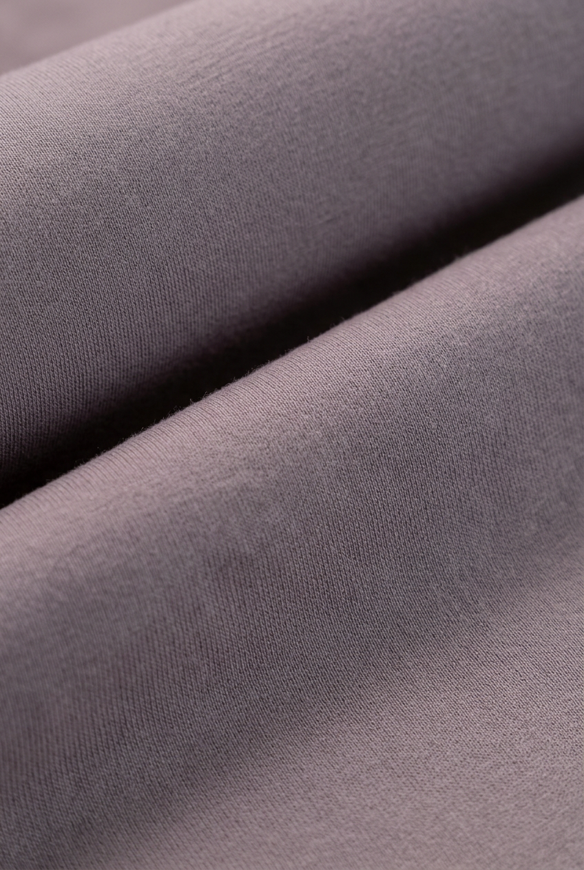 Close-up van de Dusty Mauve jerseystof