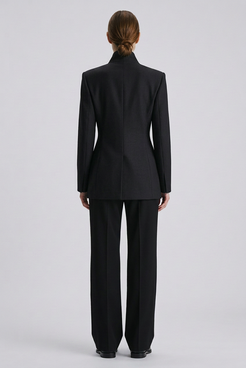 Getailleerde Blazer – Zwart