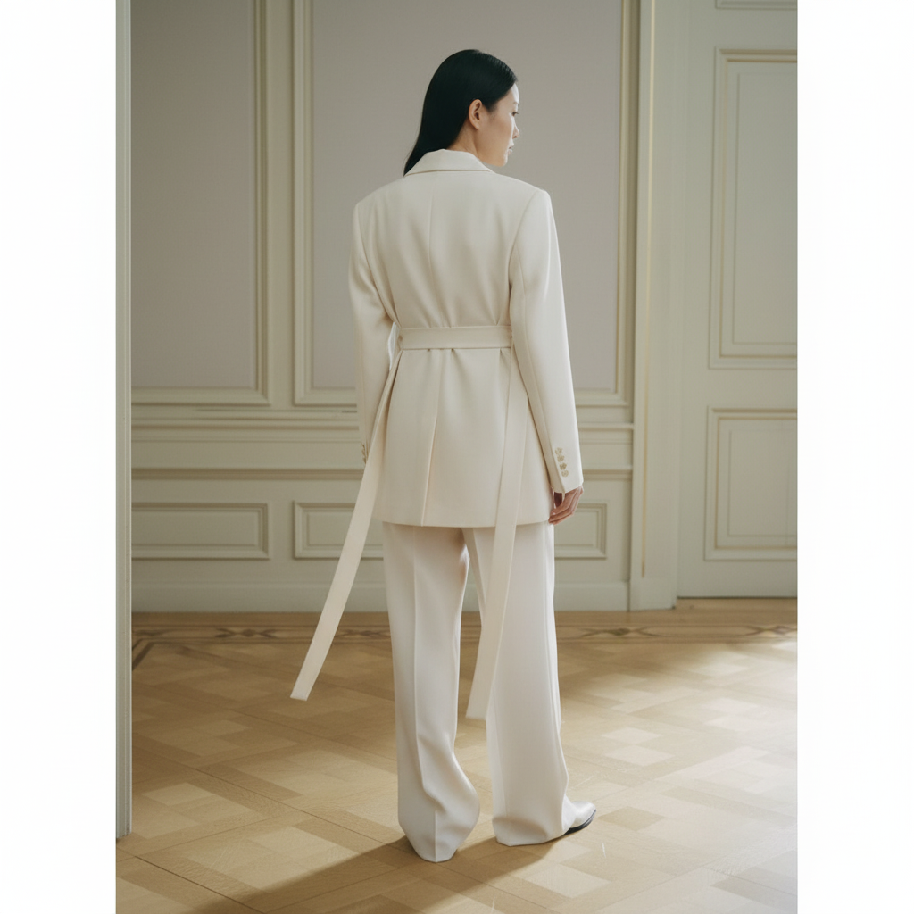 Witte Blazer - Achterkant