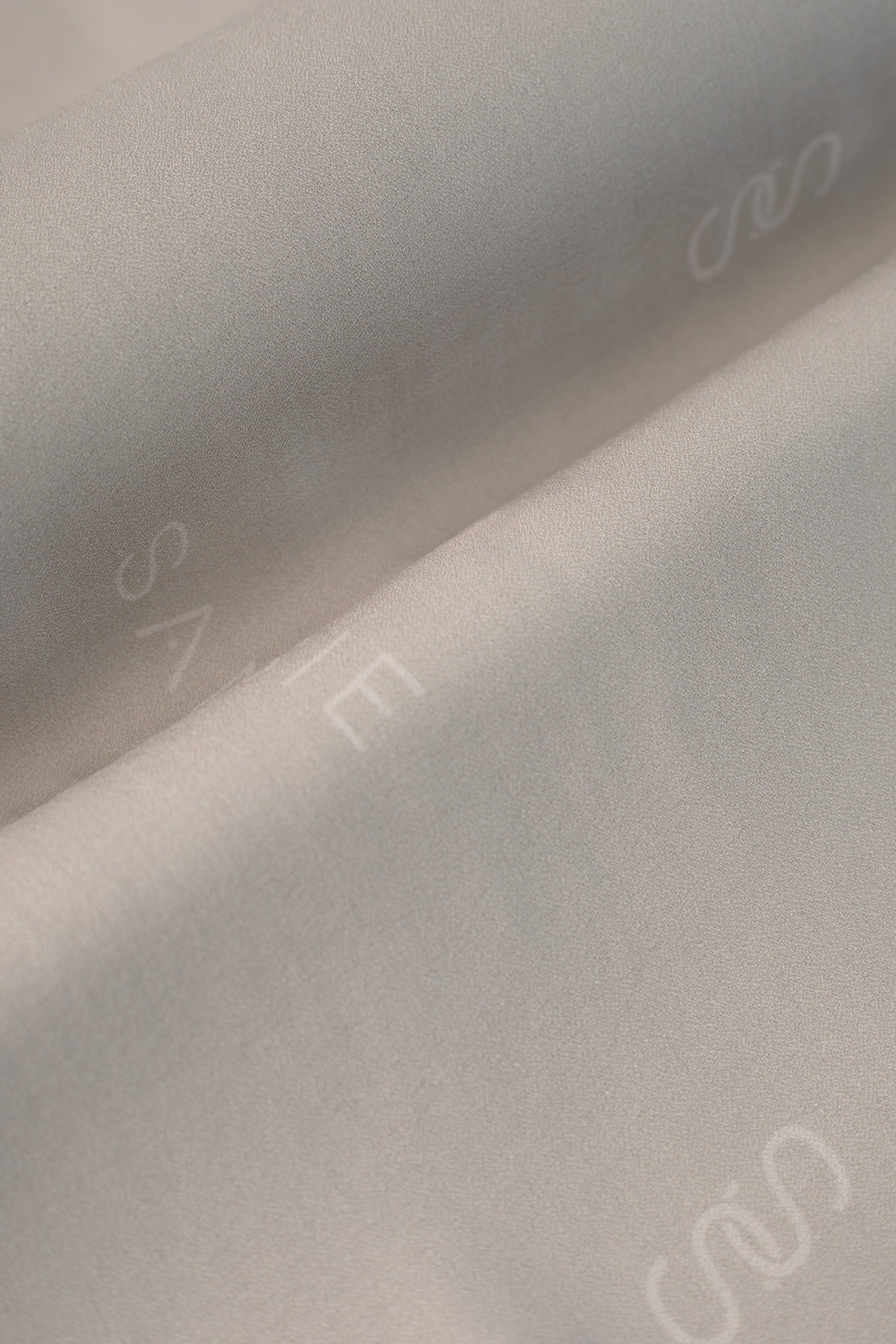 Monogram Silver Scarf