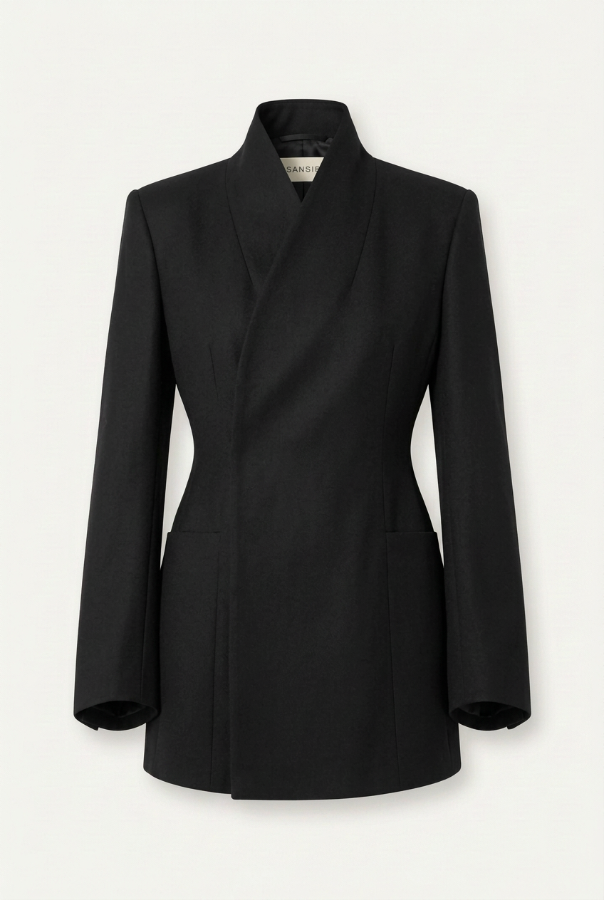 Getailleerde Blazer – Zwart