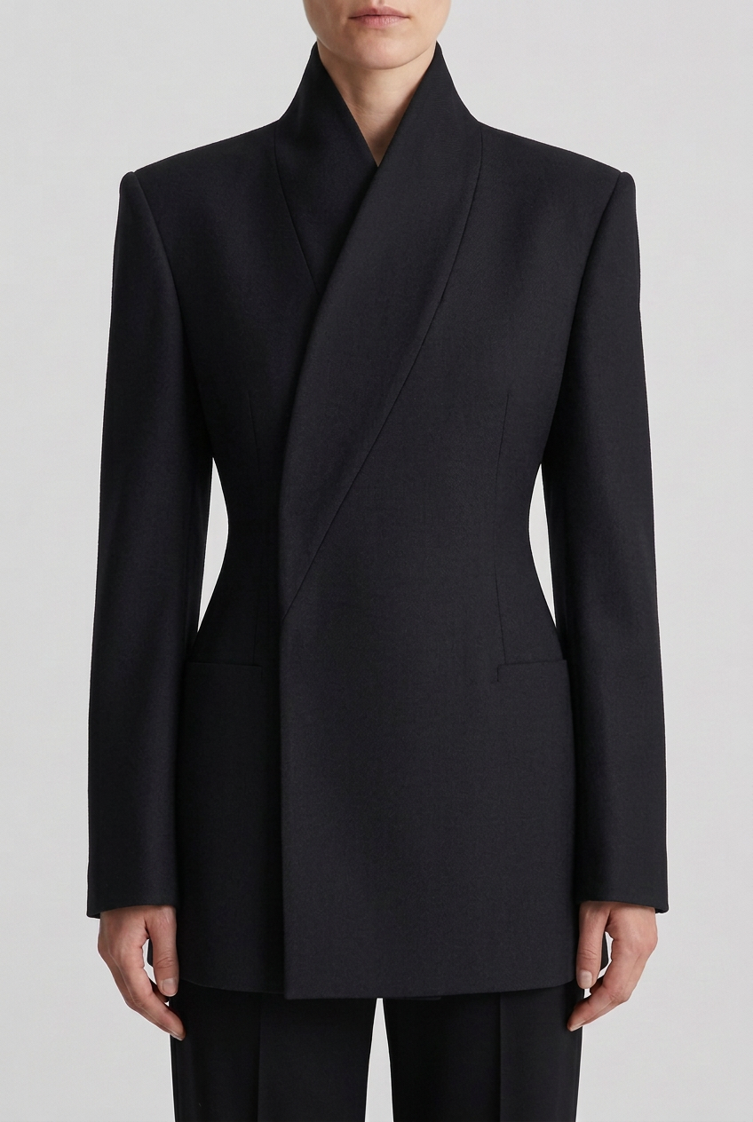 Getailleerde Blazer – Zwart