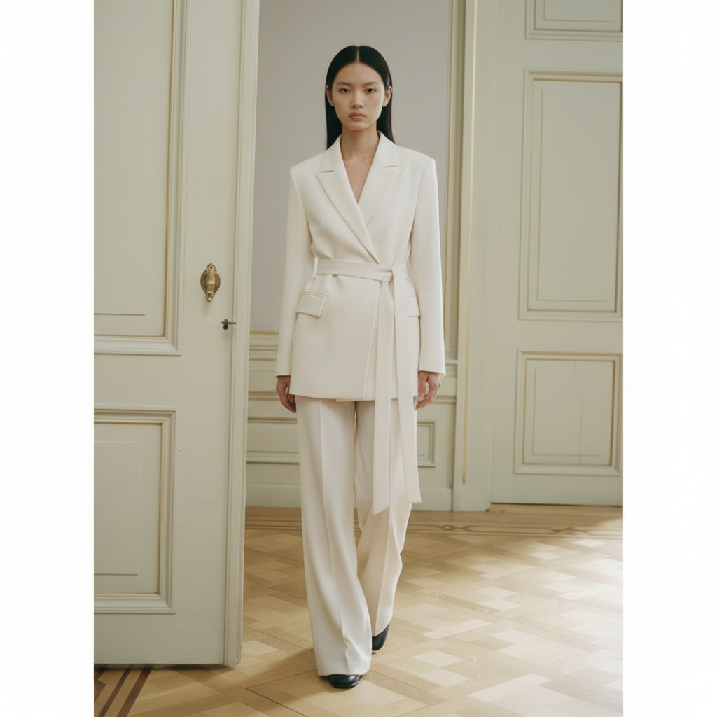 Witte Blazer Set - 2