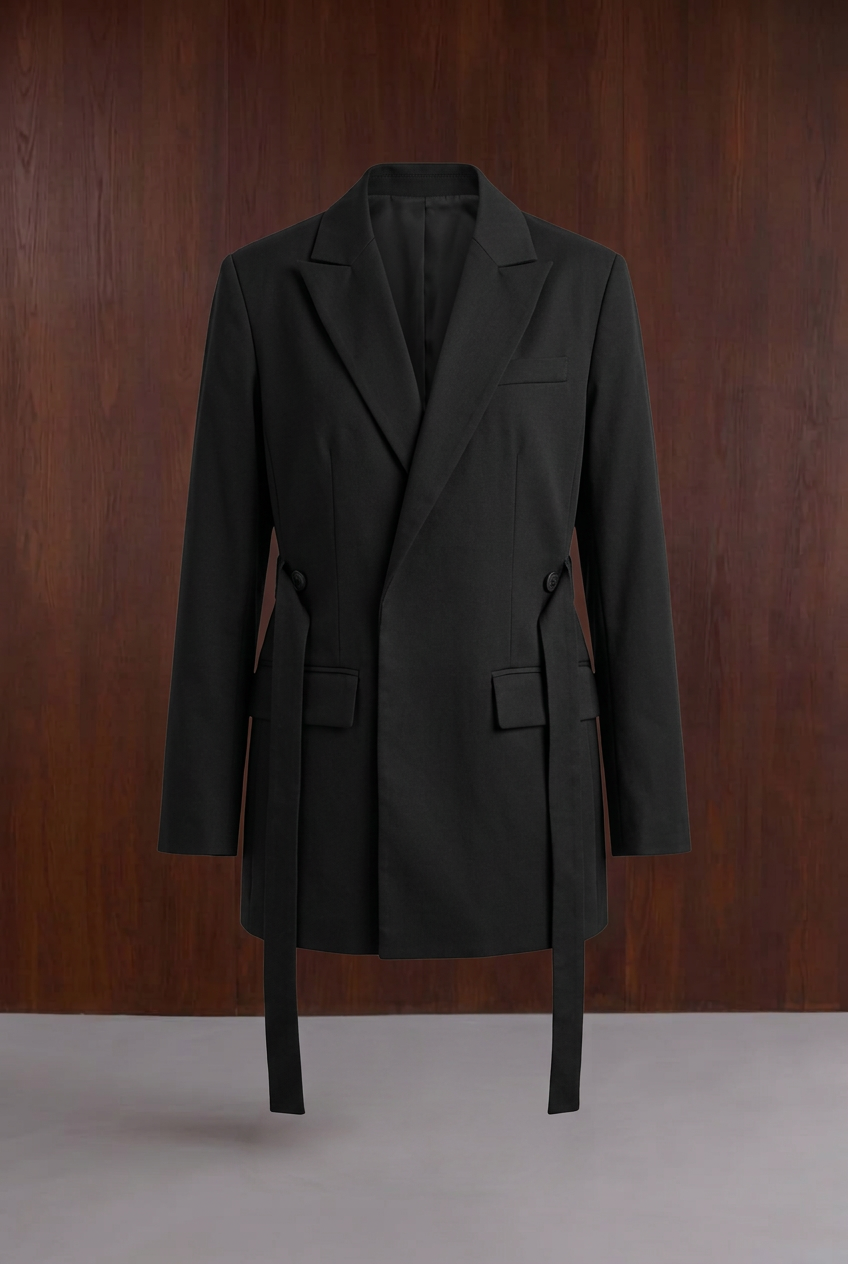Zwart colbert zonder model